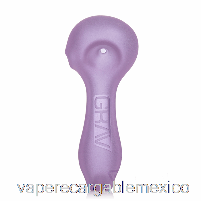 Vape Recargable Grav Arenado Cuchara Lavanda